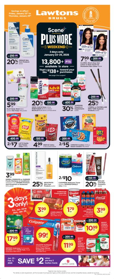 Lawtons Drugs (NS) Flyer January 23 to 29
