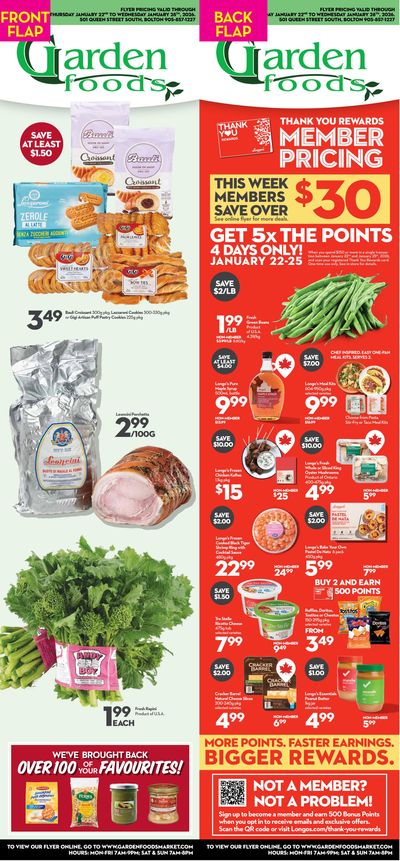 Garden Foods Flyer January 22 to 28