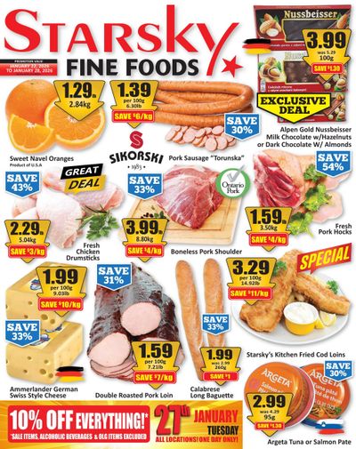Starsky Foods Flyer January 22 to 28