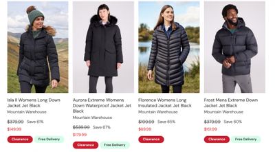 Mountain Warehouse Canada Clearance Sale: Save up to 78% Off Outdoor Clothing & Equipment Sitewide