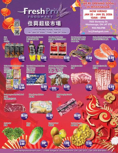 FreshPro Foodmart (Richmond Hill) Flyer January 23 to 29