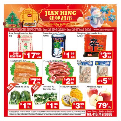 Jian Hing Supermarket (North York) Flyer January 23 to 29