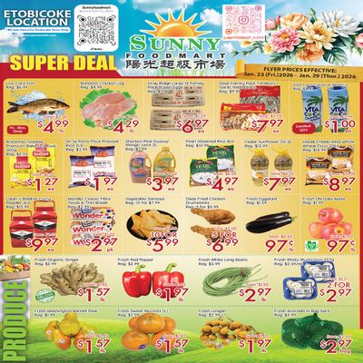 Sunny Foodmart (Etobicoke) Flyer January 23 to 29