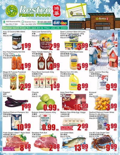 BestCo Food Mart (Ajax) Flyer January 23 to 29