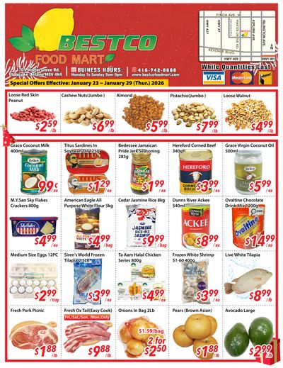 BestCo Food Mart (Etobicoke) Flyer January 23 to 29