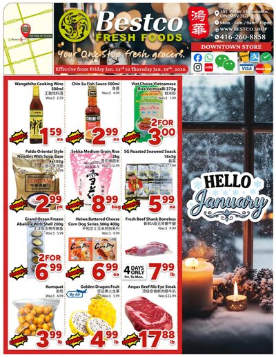 BestCo Food Mart (Downtown Toronto) Flyer January 23 to 29