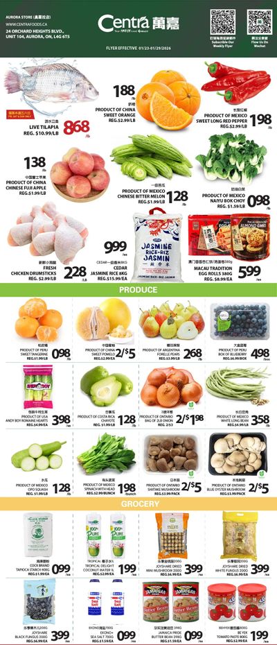 Centra Foods (Aurora) Flyer January 23 to 29