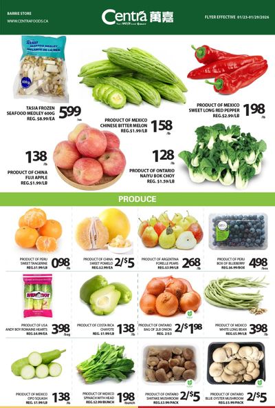 Centra Foods (Barrie) Flyer January 23 to 29