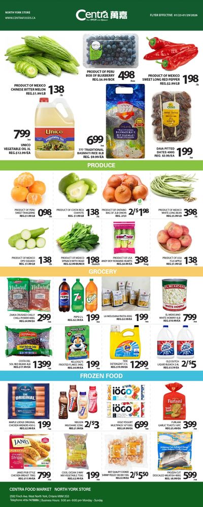 Centra Foods (North York) Flyer January 23 to 29