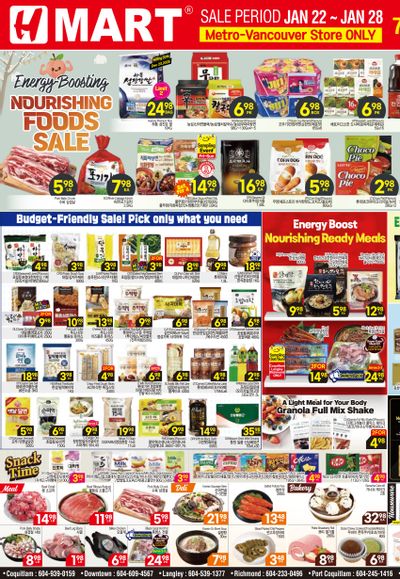 H Mart (West) Flyer January 22 to 28