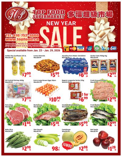 Top Food Supermarket Flyer January 23 to 29
