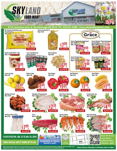 Skyland Food Mart Flyer January 23 to 29