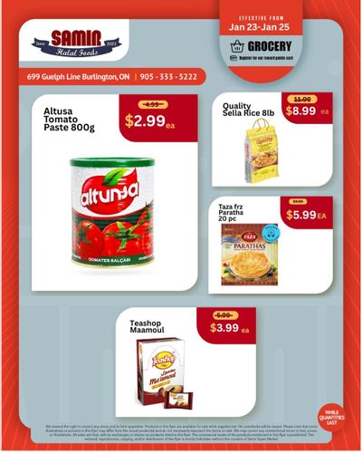 Samir Supermarket Flyer January 23 to 25