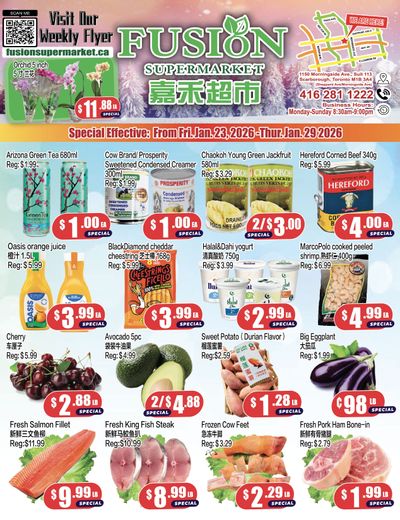 Fusion Supermarket (Scarborough) Flyer January 23 to 29