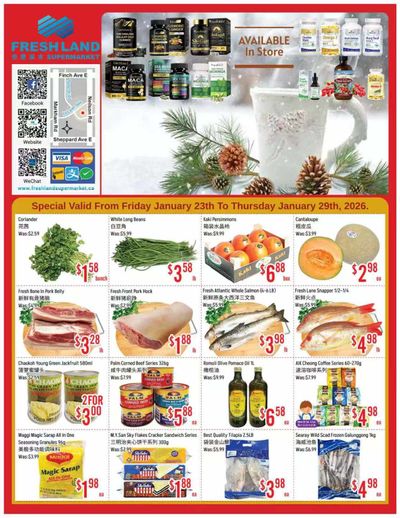 FreshLand Supermarket Flyer January 23 to 29