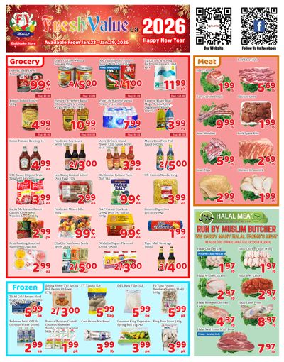 Fresh Value (Etobicoke) Flyer January 23 to 29
