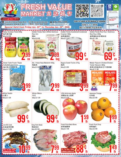 Fresh Value (Scarborough) Flyer January 23 to 29