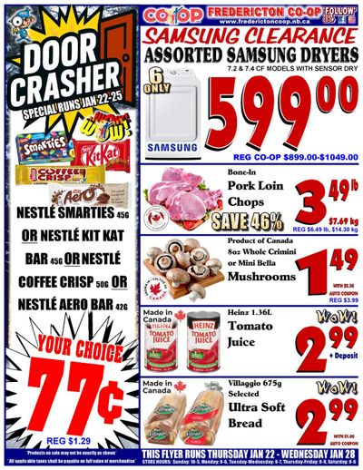 Fredericton Co-op Flyer January 22 to 28
