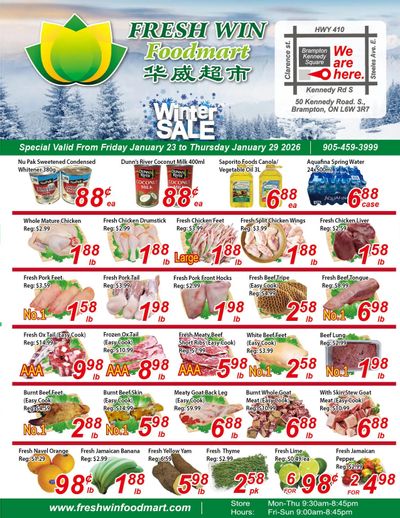 Fresh Win Foodmart Flyer January 23 to 29