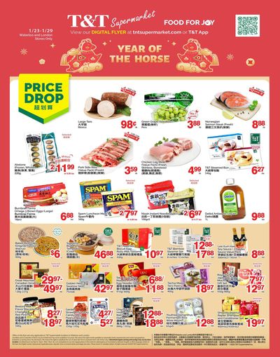 T&T Supermarket (London & Waterloo) Flyer January 23 to 29