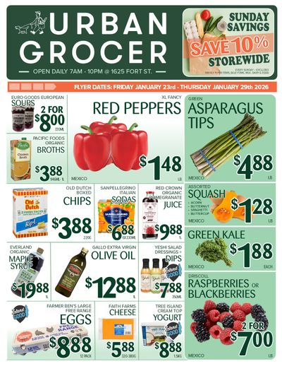 Urban Grocer Flyer January 23 to 29
