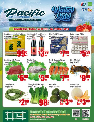Pacific Fresh Food Market (North York) Flyer January 23 to 29