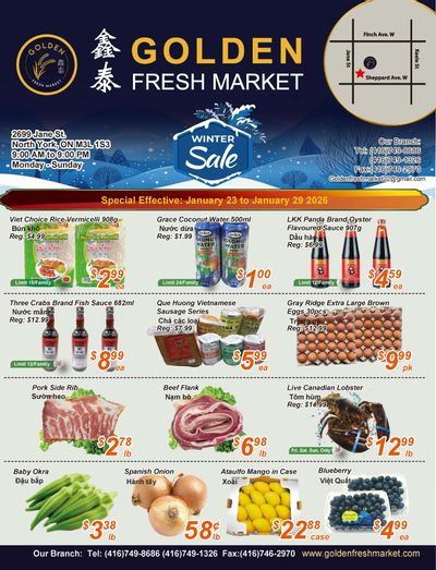 Golden Fresh Market Flyer January 23 to 29