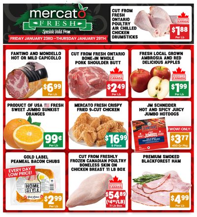 Mercato Fresh Flyer January 23 to 29