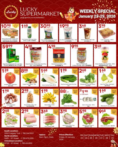 Lucky Supermarket (Edmonton) Flyer January 23 to 29