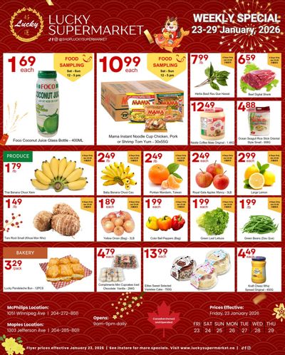 Lucky Supermarket (Winnipeg) Flyer January 23 to 29
