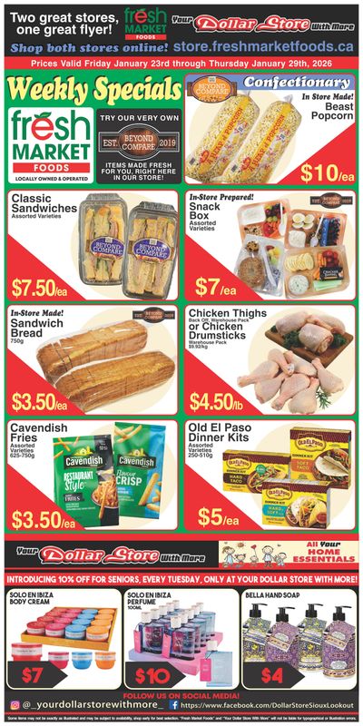 Fresh Market Foods Flyer January 23 to 29