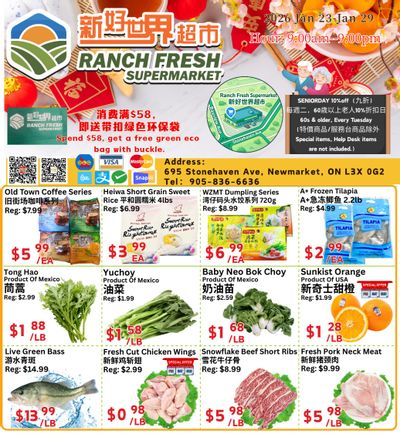 Ranch Fresh Supermarket Flyer January 23 to 29