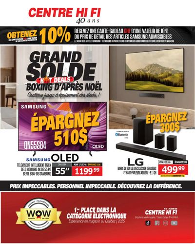 Centre Hi-Fi Flyer January 23 to 29