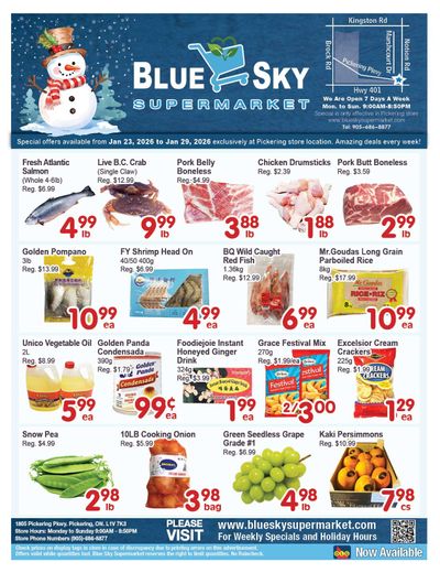 Blue Sky Supermarket (Pickering) Flyer January 23 to 29