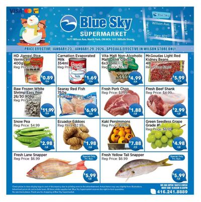Blue Sky Supermarket (North York) Flyer January 23 to 29