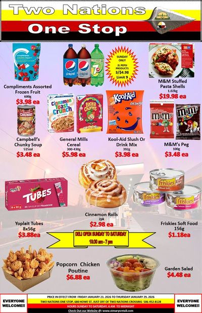 Two Nations One Stop Flyer January 23 to 29