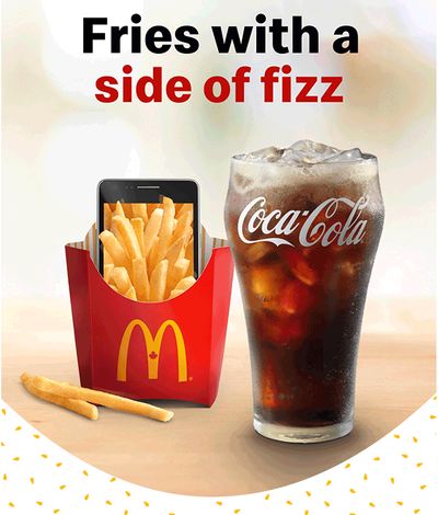 McDonald’s Canada Promotions: FREE Any Size Fountain Drink With Your Fries