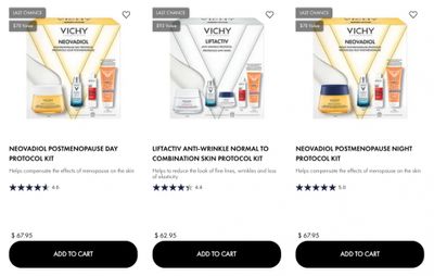 Vichy Canada Winter Promotion: FREE Travel Essential Kit Gift ($82 Value) with Orders of $90 + More Deals