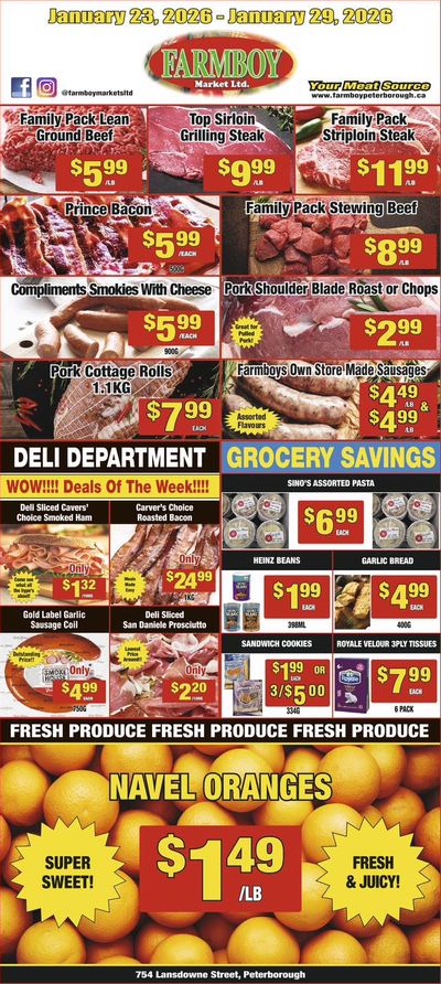 Farmboy Peterborough Flyer January 23 to 29