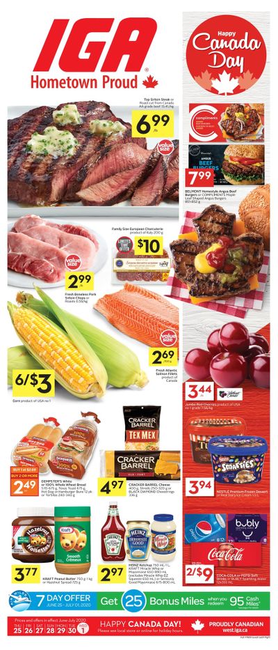 IGA (West) Flyer June 25 to July 1
