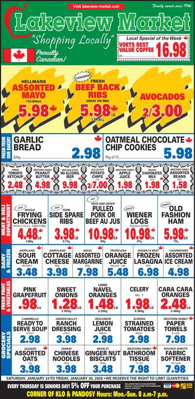 Lakeview Market Flyer January 24 to 30