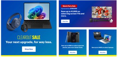 Best Buy Canada: Clearout Sale + Save up to $1,000 on Select Big Screen TVs + More