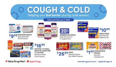 Value Drug Mart Flyer January 25 to February 7