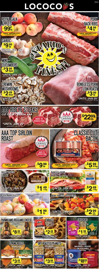 Lococo's Flyer January 26 to 29