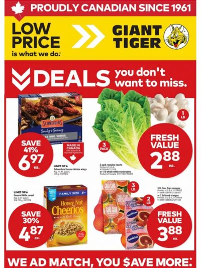 Giant Tiger Canada Flyer Deals January 28th – February 3rd