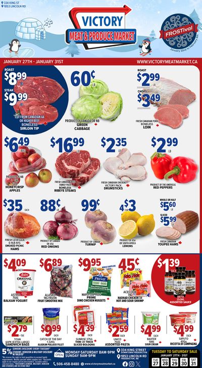 Victory Meat Market Flyer January 27 to 31