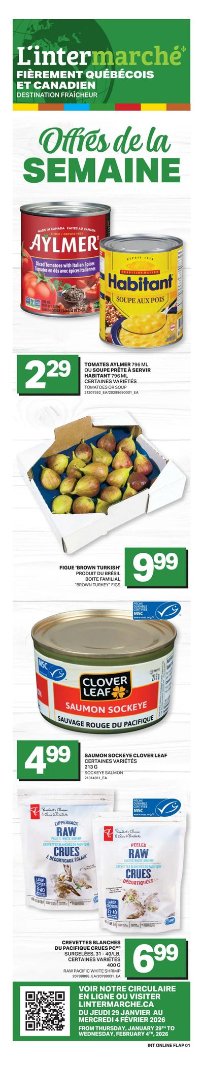 L'inter Marche Flyer January 29 to February 4