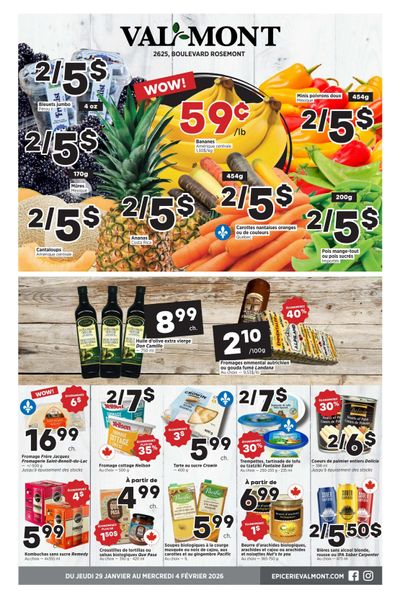 Val-Mont Flyer January 29 to February 4