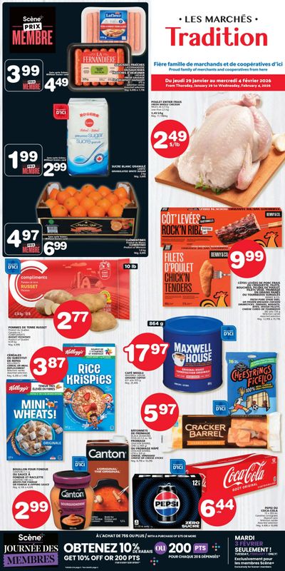 Marche Tradition (QC) Flyer January 29 to February 4