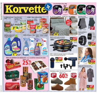 Korvette Flyer January 29 to February 11